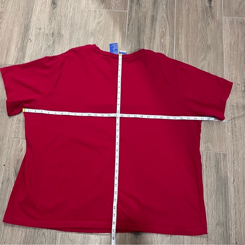 Vintage Disney Winnie Pooh Tee Shirt Top 3X Sweet As Can Bee Plus Size Parks Red - Picture 6 of 9